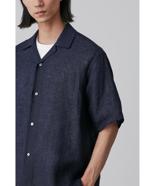 YLEVE(イレーヴ)の「YLEVE / LINEN POPLIN SHIRT(シャツ/ブラウス・メンズ・カーキ/ネイビー・3/4/5)」の13枚目の写真