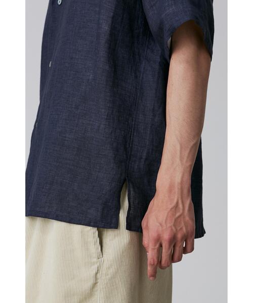 YLEVE(イレーヴ)の「YLEVE / LINEN POPLIN SHIRT(シャツ/ブラウス・メンズ・カーキ/ネイビー・3/4/5)」の14枚目の写真