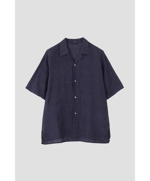 YLEVE(イレーヴ)の「YLEVE / LINEN POPLIN SHIRT(シャツ/ブラウス・メンズ・カーキ/ネイビー・3/4/5)」の15枚目の写真