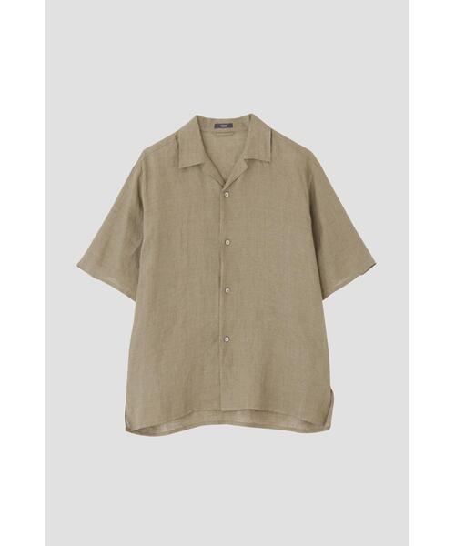YLEVE(イレーヴ)の「YLEVE / LINEN POPLIN SHIRT(シャツ/ブラウス・メンズ・カーキ/ネイビー・3/4/5)」の5枚目の写真