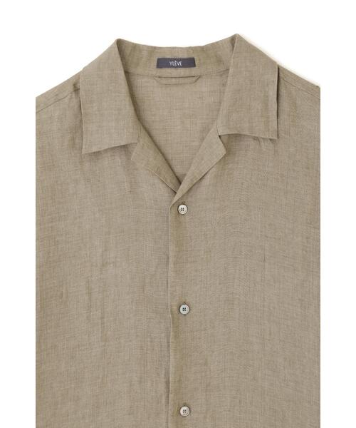 YLEVE(イレーヴ)の「YLEVE / LINEN POPLIN SHIRT(シャツ/ブラウス・メンズ・カーキ/ネイビー・3/4/5)」の6枚目の写真