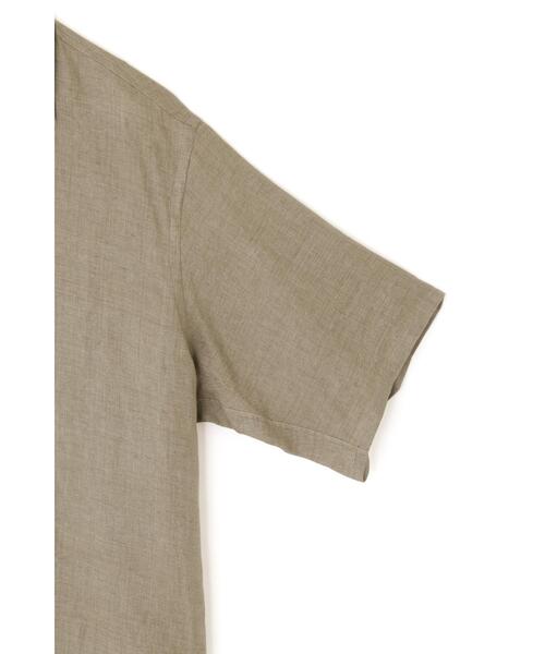 YLEVE(イレーヴ)の「YLEVE / LINEN POPLIN SHIRT(シャツ/ブラウス・メンズ・カーキ/ネイビー・3/4/5)」の7枚目の写真