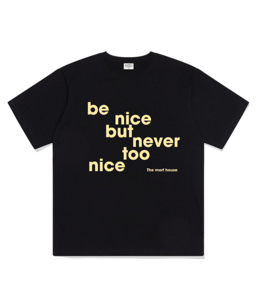 THEMORFHOUSE(ザモーフハウス)の「be nice オーバーサイズ 半袖Tシャツ ホワイト(Tシャツ/カットソー・レディース・その他・SMALL/MEDIUM/LARGE)」の4枚目の写真