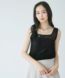 Andemiu | シアーベロアタンク/1043813(Tシャツ/カットソー)