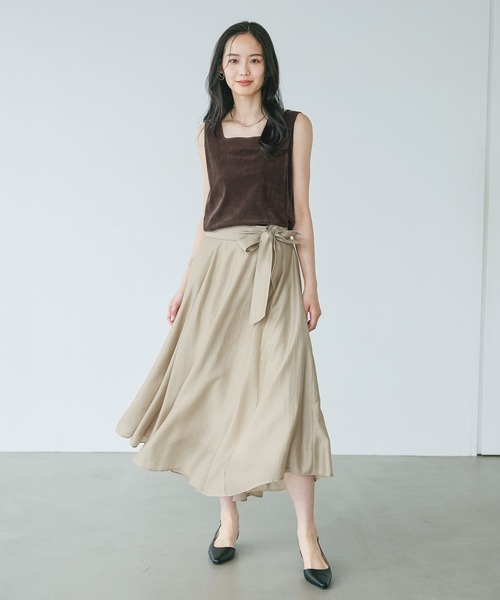 Andemiu(アンデミュウ)の「シアーベロアタンク/1043813(Tシャツ/カットソー・レディース・ブラウン/グレー/ブラック・FREE)」の11枚目の写真