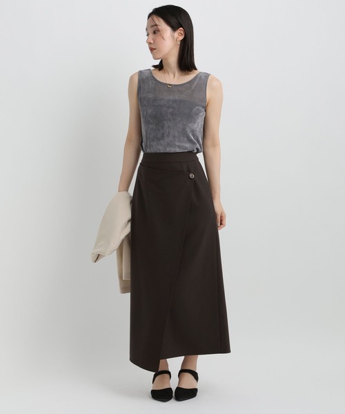 Andemiu(アンデミュウ)の「シアーベロアタンク/1043813(Tシャツ/カットソー・レディース・ブラウン/グレー/ブラック・FREE)」の16枚目の写真