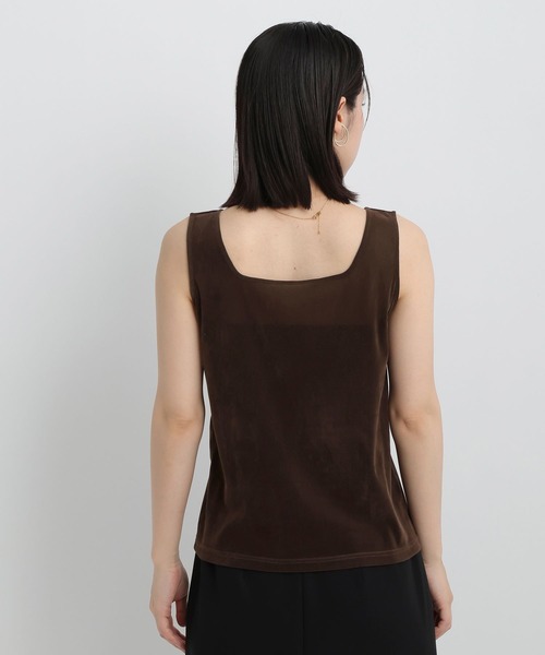 Andemiu(アンデミュウ)の「シアーベロアタンク/1043813(Tシャツ/カットソー・レディース・ブラウン/グレー/ブラック・FREE)」の22枚目の写真