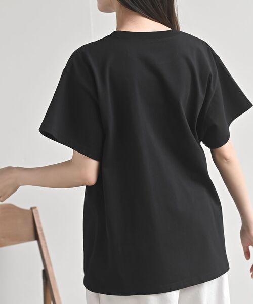 rps(アールピーエス)の「デニムリボンBIGT(Tシャツ/カットソー・レディース・杢グレー/ブラック・フリー)」の21枚目の写真