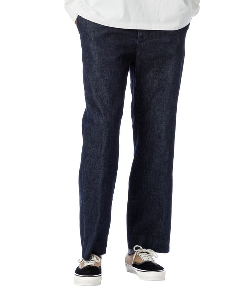 Sandinista(サンディニスタ)の「Denim Trousers - Washed / デニムトラウザー(デニムパンツ・メンズ・インディゴブルー/ブラック・SMALL/LARGE/MEDIUM)」の2枚目の写真