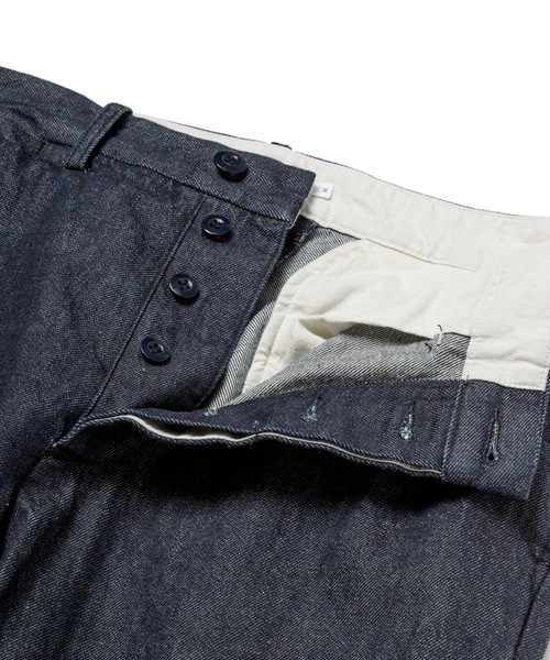 Sandinista(サンディニスタ)の「Denim Trousers - Washed / デニムトラウザー(デニムパンツ・メンズ・インディゴブルー/ブラック・SMALL/LARGE/MEDIUM)」の5枚目の写真
