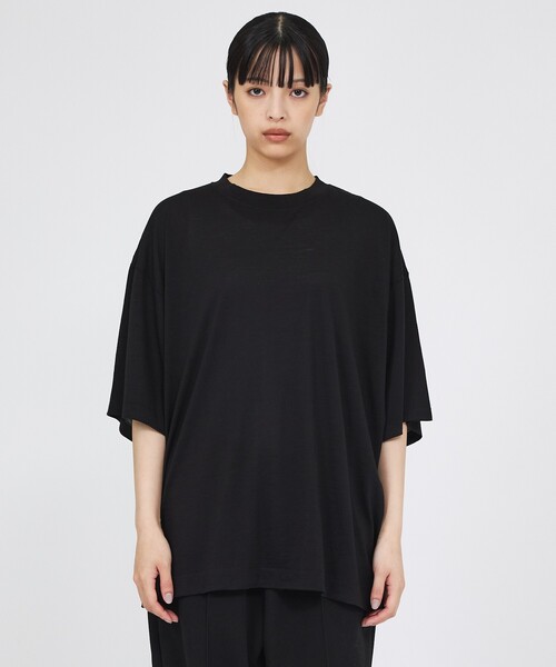 FORTUNA HOMME(フォルトゥナオム)の「【FORTUNA /フォルトゥナ】AMOUR / ウールTシャツ / 気温調整 / ユニセックス(Tシャツ/カットソー・メンズ・チャコールグレー/ブラック/ブラウン・M/L)」の5枚目の写真