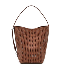 athe（アテ）の「[PANIER] ブラウンパニエメッシュショルダーバッグL AABA6E841W2（ショルダーバッグ）」