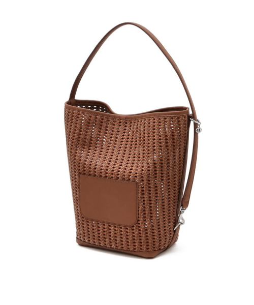 athe（アテ）の「[PANIER] ブラウンパニエメッシュショルダーバッグL AABA6E841W2（ショルダーバッグ・レディース・ブラウン・FREE）」の3枚目の写真