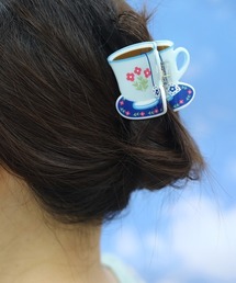 F&D : コーヒーカップヘアクリップ