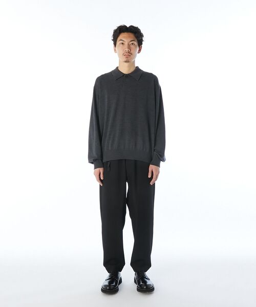 N.HOOLYWOOD COMPILE(N.ハリウッド コンパイル)の「KNIT POLO SHIRT(ニット/セーター・メンズ・ベージュ/ブラック/チャコール・36/38/40)」の16枚目の写真