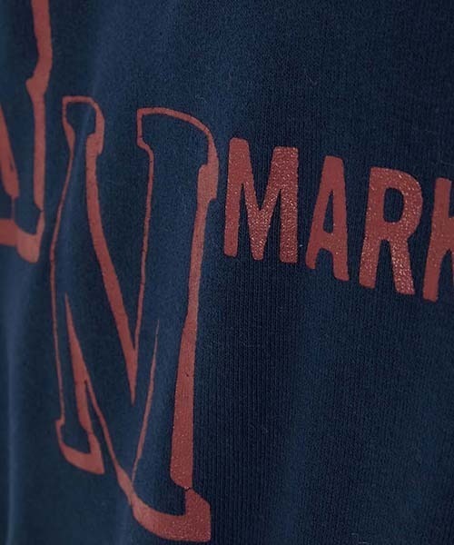 HOLLYWOOD RANCH MARKET（ハリウッドランチマーケット）の「HRM3ステップ プリント クルーネックスウェット（スウェット・メンズ・グレー/ブラック・S/XL/L/M）」の7枚目の写真