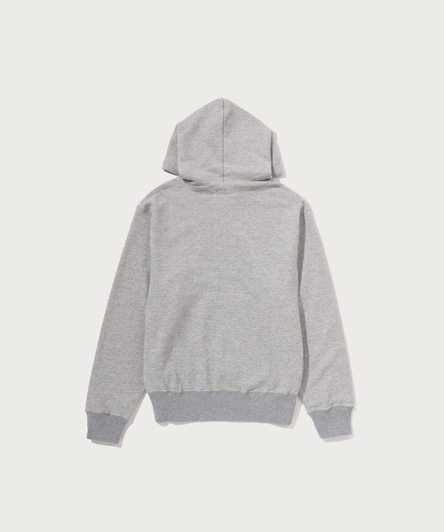 A BATHING APE（アベイシングエイプ）の「COLLEGE PULLOVER HODDIE（パーカー・レディース・ピンク/グレー/アイボリー・MEDIUM/SMALL）」の5枚目の写真