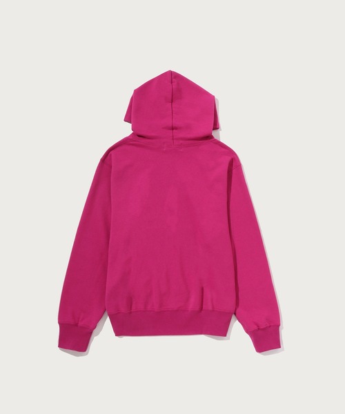 A BATHING APE（アベイシングエイプ）の「COLLEGE PULLOVER HODDIE（パーカー・レディース・ピンク/グレー/アイボリー・MEDIUM/SMALL）」の6枚目の写真
