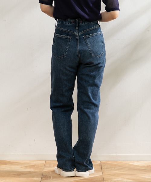 DRIP STUDIO(ドリップスタジオ)の「One-Day ハイライズストレートデニム(デニムパンツ・レディース・インディゴブルー・24/22)」の3枚目の写真