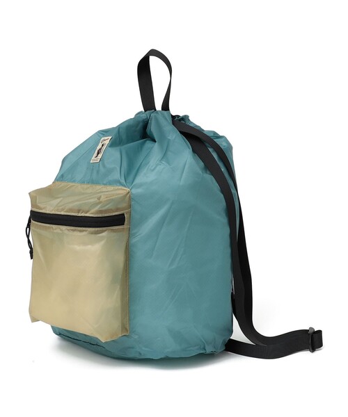 SHIPS any(シップス エニィ)の「COBMASTER: CORDURA(R) サン ナップサック(トートバッグ・メンズ・ブラック/ライトグリーン/ライトブルー/ラベンダー・ONE SIZE)」の3枚目の写真