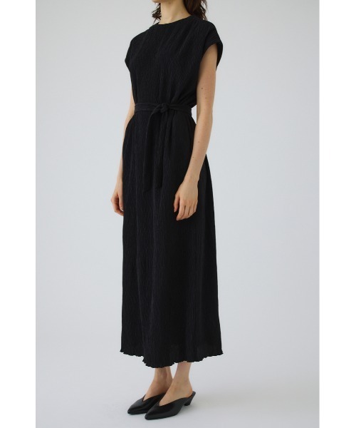 RIM.ARK(リムアーク)の「Crew neck relax OP(クルーネックリラックスワンピース)(ワンピース・レディース・ブラック/ベージュ・38/36)」の11枚目の写真