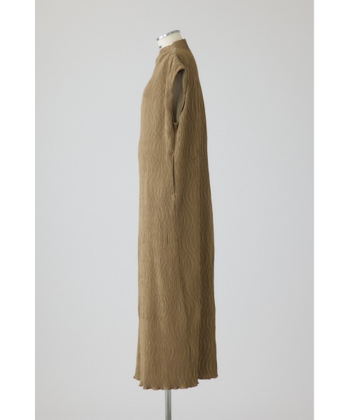 RIM.ARK(リムアーク)の「Crew neck relax OP(クルーネックリラックスワンピース)(ワンピース・レディース・ブラック/ベージュ・38/36)」の21枚目の写真