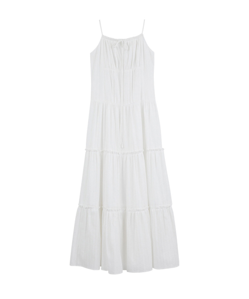 LOTSYOU(ロッツユー)の「April Lace Maxi Dress White(ワンピース・レディース・その他・MEDIUM/SMALL)」の1枚目の写真