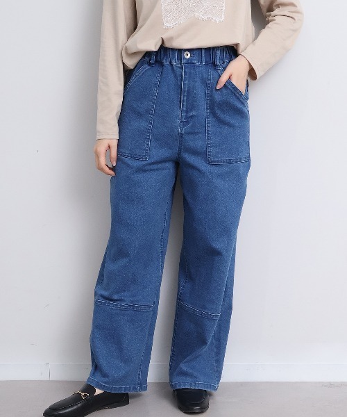 leswel(レスウェル)の「【M~5L】ベイカーデニムパンツ(その他パンツ・レディース・ブラック/ブルー・4L/M/LL/L/5L/3L)」の20枚目の写真