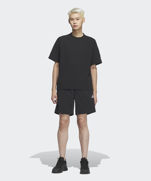 adidas(アディダス)の「ルーズフィット ワッフルファブリック 半袖Tシャツ / アディダス adidas(Tシャツ/カットソー・メンズ・ブラック・SMALL/X-LARGE/LARGE/MEDIUM/X-SMALL/XX-LARGE/3XL)」の5枚目の写真