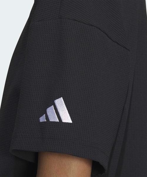 adidas(アディダス)の「ルーズフィット ワッフルファブリック 半袖Tシャツ / アディダス adidas(Tシャツ/カットソー・メンズ・ブラック・SMALL/X-LARGE/LARGE/MEDIUM/X-SMALL/XX-LARGE/3XL)」の3枚目の写真
