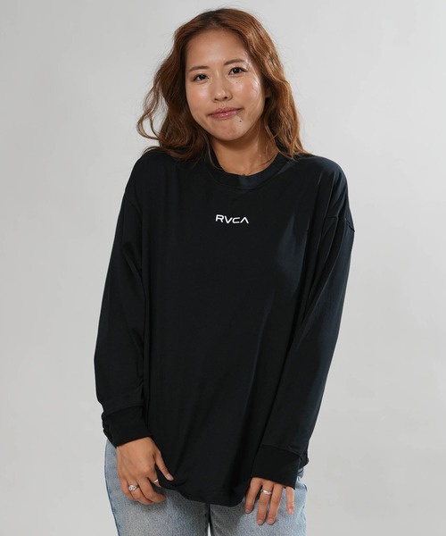 RVCA（ルーカ）の「RVCA/ルーカ バックプリント ロンT BG044050（Tシャツ/カットソー・レディース・ホワイト/ブラック/チャコールグレー/ライトブルー・S/M）」の7枚目の写真