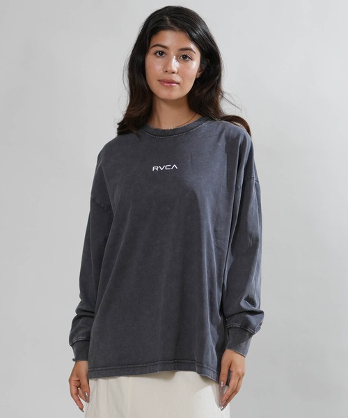 RVCA（ルーカ）の「RVCA/ルーカ バックプリント ロンT BG044050（Tシャツ/カットソー・レディース・ホワイト/ブラック/チャコールグレー/ライトブルー・S/M）」の12枚目の写真