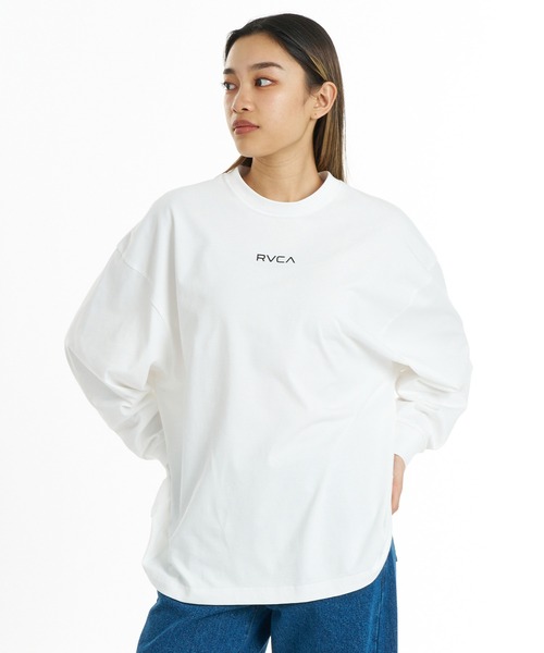 RVCA（ルーカ）の「RVCA/ルーカ バックプリント ロンT BG044050（Tシャツ/カットソー・レディース・ホワイト/ブラック/チャコールグレー/ライトブルー・S/M）」の5枚目の写真