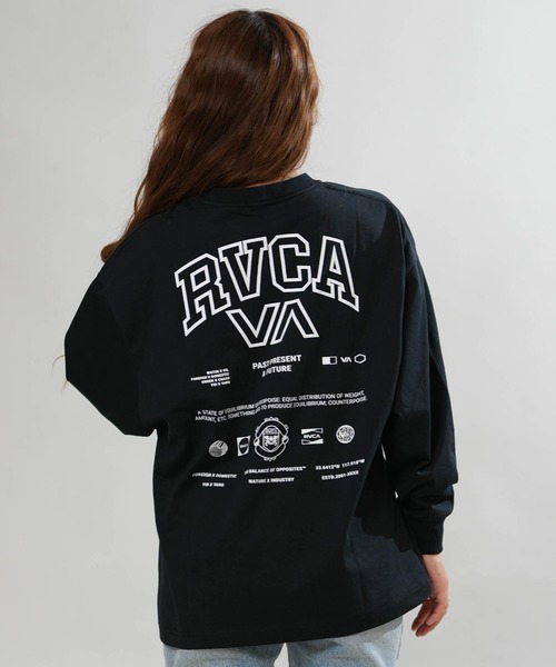 RVCA（ルーカ）の「RVCA/ルーカ バックプリント ロンT BG044050（Tシャツ/カットソー・レディース・ホワイト/ブラック/チャコールグレー/ライトブルー・S/M）」の8枚目の写真