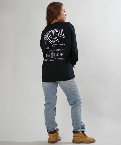 RVCA（ルーカ）の「RVCA/ルーカ バックプリント ロンT BG044050（Tシャツ/カットソー・レディース・ホワイト/ブラック/チャコールグレー/ライトブルー・S/M）」の10枚目の写真
