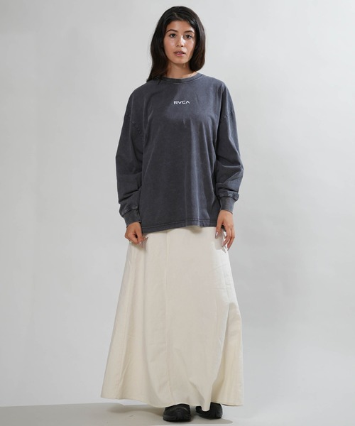 RVCA（ルーカ）の「RVCA/ルーカ バックプリント ロンT BG044050（Tシャツ/カットソー・レディース・ホワイト/ブラック/チャコールグレー/ライトブルー・S/M）」の14枚目の写真