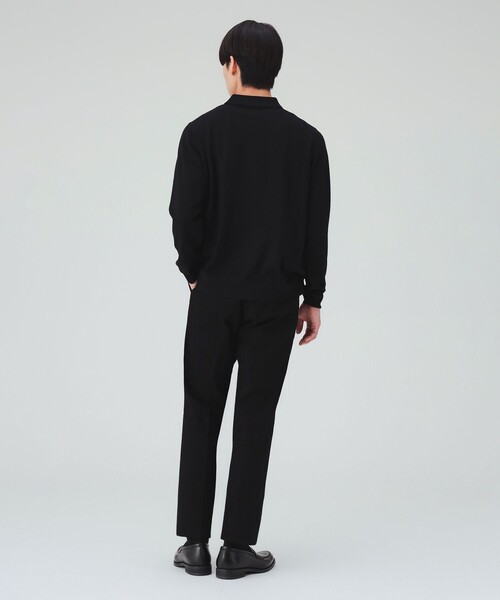 BEAMS HEART(ビームスハート)の「ロングスリーブ ニットポロ(ニット/セーター・メンズ・ブラック/チャコールグレー・LARGE/SMALL/X-LARGE/MEDIUM)」の7枚目の写真