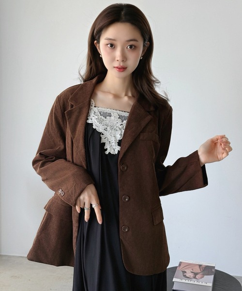Jewelobe(ジュエローブ)の「配色レースフレアワンピース(ワンピース・レディース・ブラック・FREE)」の22枚目の写真