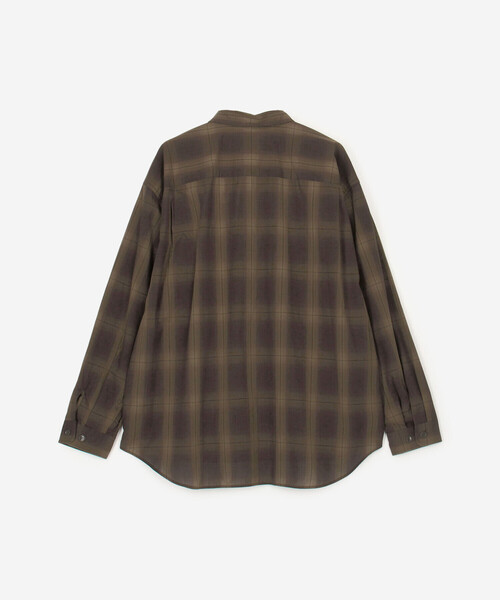 DANTON(ダントン)の「DANTON | レギュラーカラー 長袖ワークシャツ MEN(シャツ/ブラウス・メンズ・グレー系その他/ブラウン系その他・44/40/42)」の4枚目の写真