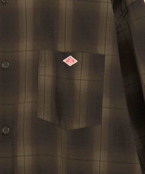 DANTON(ダントン)の「DANTON | レギュラーカラー 長袖ワークシャツ MEN(シャツ/ブラウス・メンズ・グレー系その他/ブラウン系その他・44/40/42)」の8枚目の写真