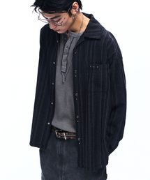 RSSC（アールエスエスシー）の「WESTERN SNAP STRIPE SHIRT - BLACK（シャツ/ブラウス）」