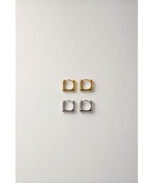 [STAINLESS] SQUARE HOOP PIERCE