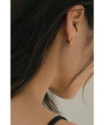 [STAINLESS] SQUARE HOOP PIERCE