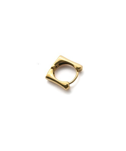 marjour（マージュール）の「[STAINLESS] SQUARE HOOP PIERCE（ピアス（両耳用）・レディース・シルバー/ゴールド・FREE）」の8枚目の写真
