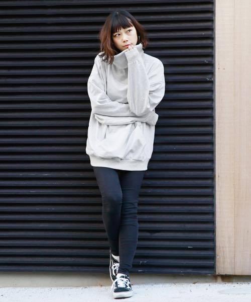 DETAILS(ディテールズ)の「B.I.D/DETAILS/ハイネックプルオーバー (スウェット・レディース・オフホワイト/グレー/ブラック・FREE)」の6枚目の写真