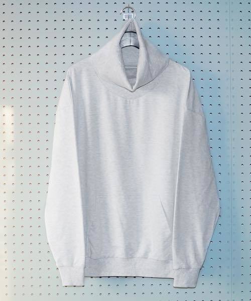 DETAILS(ディテールズ)の「B.I.D/DETAILS/ハイネックプルオーバー (スウェット・レディース・オフホワイト/グレー/ブラック・FREE)」の9枚目の写真