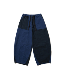 ANGLAN（アングラン）の「Panel Mix Balloon Pants - Blue（その他パンツ）」