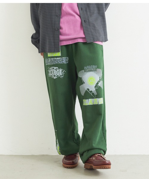 XLARGE（エクストララージ）の「MULTI LOGO SWEATPANTS（スウェットパンツ・メンズ・アッシュ/ネイビー/ブラック/グリーン・L/XL/M/S）」の3枚目の写真