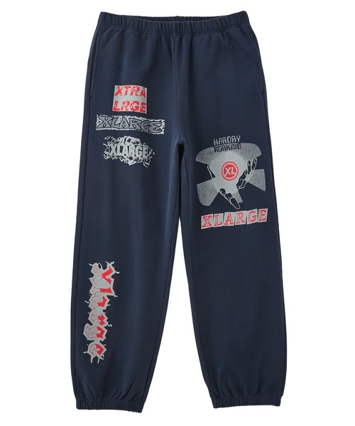 XLARGE（エクストララージ）の「MULTI LOGO SWEATPANTS（スウェットパンツ・メンズ・アッシュ/ネイビー/ブラック/グリーン・L/XL/M/S）」の20枚目の写真