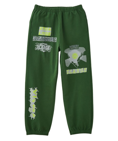 XLARGE（エクストララージ）の「MULTI LOGO SWEATPANTS（スウェットパンツ・メンズ・アッシュ/ネイビー/ブラック/グリーン・L/XL/M/S）」の22枚目の写真